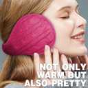 Venswell Knit Ear Muffs for Winter Women Men Soft Earmuffs Cold Weather Fleece Ear Warmers Cover Foldable & Adjustable