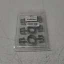 Gidse Shower Curtain Hooks,Sturdy Stainless Steel Double Sided Shower Hooks Rings for Bathroom Shower Curtain Rods Curtains Set of 12 Hooks - Chrome