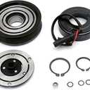 FKG AC Compressor Clutch Assembly Repair Kit Fit for 96-01 Dodge Dakota 3.9L, 96-02 Dodge Ram 1500 3.9L 5.9L with 16mm Ports, 94-01 Dodge Ram 2500 5.2L, 02-09 Dodge Ram 4000 5.7L