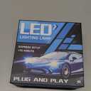 ZSTOPCL 9005 Fog Light Bulbs or DRL, 700% Brighter Fanless H10 9145 Fog Lamp Replacement, 6000K Cool White, Real 1:1 Mini Size Design, Plug and Play, Pack of 2