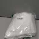 NICETOWN White Sheer Linen Curtains for Living Room 84 inch Length 2 Panels Set, Grommet Semi Sheer Privacy with Light Filtering Flax Window Treatments for Bedroom, W52 x L84