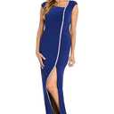 R&M Richards Women's Plus Size Evening Dress, Royal 16W