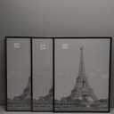 upsimples 18x24 Picture Frame Black 3 Pack, Scratch-Proof Poster Frames 18 x 24 for Photo Gallery - Slide-In Strips, Horizontal or Vertical Wall Mounting