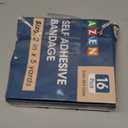 AZEN 16 Pack Self Adhesive Bandage Wrap, 2" X 5 Yards Elastic Cohesive Bandage Wrap, Skin Color Athletic Tape, Vet Wrap, Ankle Tape, Tattoo Grip Tape Wrap (Beige)