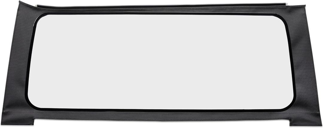 Bestop OE JL Replacement Windows 5830835 for Jeep Wrangler JL 2018-2027 | Fits Jeep Wrangler JL, 2018-2027, Rear, 2-Door or 4-Door, Black Vinyl, Clear