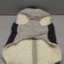 IECOii Dog Coat Winter Waterproof - Black, XLarge - Zip Up Vest, Jacket, Fleece Snow Snowsuit for Large Dogs, Beagle, Cocker Spaniel, Border Collie (X-Large(Chest:29.9 in))