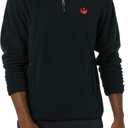 Amazon Essentials Disney | Marvel | Star Wars Men's Polar Fleece Quarter-Zip Mock Jackets (Medium)