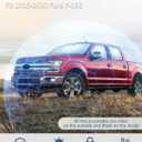 Front Rear Side Window Covers for Ford F-150 2015-2020 6 PCS Sunshade