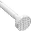 Extra Long Tension Curtain Rod 40-183Inch (3.3-15 ft) White, 1.26" Diameter