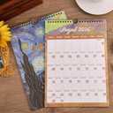 3 x 2026 calendar-wall calendar January-December Calendar The Starry Night Theme wall calendar 11.7 x 8.2 Wall Calendar ffor Office Home Planning & Organizing