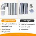Upgraded 383EEL9001B Dryer Venting Kit Assembly Compatible with LG Kenmore Sears, Replaces 3911EZ9131X 1266802 AH3575086 EA3575086, AP4438852, PS2438605, EAP2438605, Adjustable