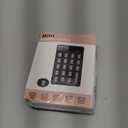 Wired Number Pad, USB Numeric Keypad 19 Key Number Keypad Keyboard, Portable Financial Accounting Keyboard 10 Key for Laptop PC Computer Notebook, Big Print Letters - Black