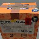 Pura Hypoallergenic Diapers Size 2 (7-13 lbs) Monthly Pack, Totally Chlorine Free, Wetness Indicator, Suitable for Sensitive Skin, Soft Organic Cotton Comfort, Overnight, 6 Packs of 29 (174 Diapers)