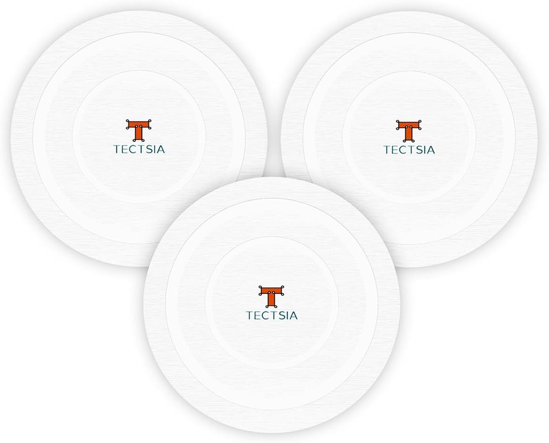 Plant Saucers for Flower Pots, 3 Pack 6 Inch Plant Pot Saucers, Round Water Catcher Drip Tray, Diatomaceous Earth, Dry Instantly, Keep Clean, Bottom Drain Plate Dish for House Plants