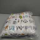 Toddler Pillow with Pillowcase - 13x18 My Little Dreamy Kids Travel Bed Pillows for Sleeping, Organic Cotton Small Pillowcase, Soft & Breathable, Machine Washable, Toddlers 2-5 Years Old (KeaABC)