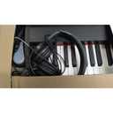 88 Key Digital Piano Keyboard for Beginners,Full Size Electric Piano Semi-Weighted Keyboard with Sheet Music Stand,Pedal,Headphone,Power Adapter,USB-MIDI Compatibility,Wood Grain Black