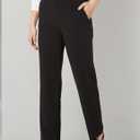 Briggs New York Womens Pull On Dress Pants Work Business Casual Slacks Tummy Control Straight Leg Trousers with Pockets (Black, M)