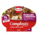 HORMEL COMPLEATS Meatloaf & Gravy With Mashed Potatoes Microwave Tray, 9 oz. (6 Pack), DEC 07/2026