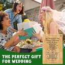 Wedding Gifts for Newlyweds & Couples 2026 - Retro Bamboo Cutting Board for Wedding Gift - Clever Bridal Shower Gifts for Bride and Groom, Cool Engagement Gift for Bridal Shower Decorations