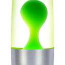 Green Magma Lamp with for Adults Kids Liquid Motion Lamps 13 Inches Mood Night Light with Sliver Base and Cap Decoration for Home Living Room Bedroom Girls Boys