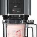 Ninja CREAMi, Ice Cream Maker, Ice Cream, Gelato, Sorbet,Milkshakes, Mix-ins, Smoothie Bowls & More, 7-in-1, Ice Cream Pints, Pint lid, Healthy Ice Cream, Compact, Perfect for Kids, Black, NC299AMZ
