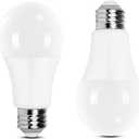 LEONC Design Light Bulbs, Dimmable LED Light Bulbs, 1200 Lumens, 12W(120W Equivalent), UL Listed, 2700K(Warm White), A19/E27 Base, with 3 Levels Brightness, Without Dimmer, Standard Replacement, 2pcs