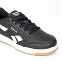 Reebok Boy's Court Advance Sneaker, Black/White/Gum, Little Kid 5