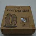 Myga Yoga Wheel,Exercise Prop for Back Pain, Yoga Poses, Pilates, Stretches, Backbend Inversions and Bridge Position,Improves Flexibility, Balance and Core Strength