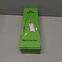 Meowy Cat Wand Toy  Cat Fishing Pole Toy with Reel The Cat Fish Ultimate Wand, Telescopic Fiberglass Interactive Teaser Wand for Indoor Cats with Catnip Dental Mesh Attachments