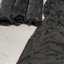 Waterproof PU Leather Dining Chair Covers Set of 4 Stretch Oilproof Parsons Chair Slipcovers Removable Washable Kitchen Chair Protector for Dining Room (Printed Black)