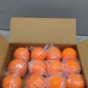 Dimpled Softballs, 12 Pack - 11-Inch Pitching Machine Softballs for Hitting and Fielding Practice (orange)