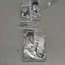 4 Pack Stocking Holders for Mantle for Christmas Decorations,2 in 1 Mantle Garland Holder for Hanging Christmas Stockings, No Drilling Required & Adjustable Garland Hanger, Metal (White)