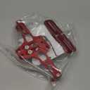 MDPROMCP Universal Motorcycle Fender Eliminator With LED Light CNC Aluminum License Plate Bracket (Red)