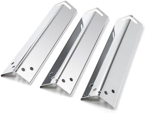 Adviace Replacement Grill Parts for Expert Grill XG10-101-002-02 3 Burner Gas Grill, Stainless Steel Heat Plates for 2 Burner Walmart Expert Grill Model, 2 Pack