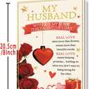 7 x Mcduldu Valentines Day Cards for Husband | Funny Mens Valentines Gifts for Him from Wife