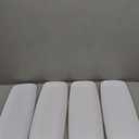 4 Piece Set of Organic White Tray Rectangle 17.5" for Dinner Parties, Wedding, Thanksgiving