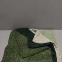 MIULEE Boho Farmhouse Sage Green Throw Pillow Covers 18x18 Inch Set of 4 Mordern Nordic Cushion Covers Soft Corduroy Spring Home Decor for Couch Bed Sofa Living Room Forest Green