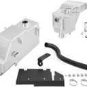 Mishimoto MMRT-F2D-11KN Aluminum Degas Tank Kit, Compatible With 2011-2019 Ford 6.7L Powerstroke, Natural