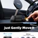 2026 Upgraded Vacuum Magnetic Phone Holder, [108+ LBS] Heavy Duty Suction Cup Car Phone Mount for Dashboard, Gym & Desk, MagSafe Car Mount for iPhone 17 16 15 Pro Max