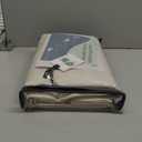 100% Blackout Shield Linen Blackout Curtains for Bedroom 84 Inches Long, Back Tab/Rod Pocket Living Room Drapes, Thermal Insulated Blackout Curtains 2 Panels Set, 50" W x 84" L, Cream