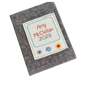 XUSENGMIAO Beginner-Friendly Embroidered Stitch Book Creative Mini Sewing Embroidery Needling Guide Book(Beige)