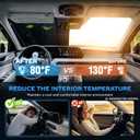 Windshield Sun Shade for Toyota 4Runner 2010-2026 Custom Fit