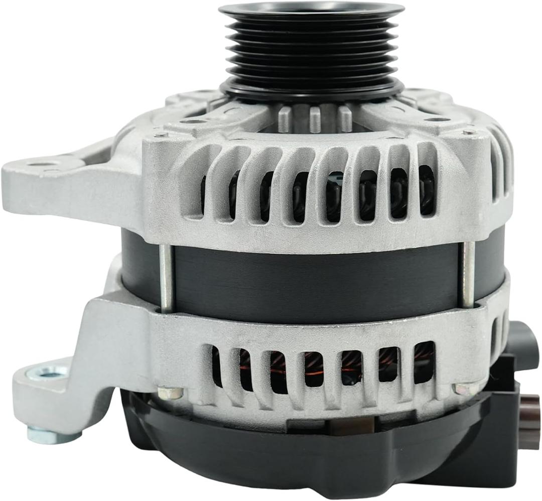Alternator Compatible with Ford Mustang V6 3.7L 2011-2014, 12V 150A High Output 150Amp 6-Groove Pulley, OE 11623N 104210-2970 90295798 BR3T-10300-EC