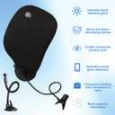 Adjustable Office Desk Shade, Cubicle Shade and Car Shade, Glare and Disturbance Protection for Working Spaces, Black