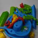 AOKESI Water Table for Toddlers 1-3,Outdoor Kids Water Play Table Rain Showers Splash Pond Sand, 3-Tier Sensory Activity Sand Table, Summer Beach Backyard Activities Water Toys for Toddlers Boys Girls