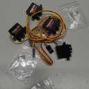 SG90 9g Micro Servo Motor, Metal Motor Gear & Shaft, 1.9kgcm 0.08s/60 Mini Servos for Arduino, RC Airplane, Robot Arm, Car, Boat DIY Projects (4 Pcs)
