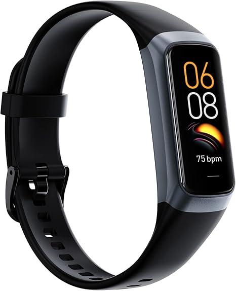 Fitness Tracker, 2026 Smart Band with Heart Rate & Blood Pressure Monitor, IP67 Waterproof Activity Tracker with Sleep Tracking & Step Counter for Men Women, Black