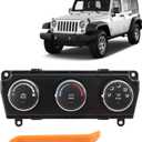 AC Climate Control Module for Jeep Wrangler JK 2014-2018 68197433AB 68197433AA HVAC Climate Control Panel
