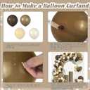 Brown Balloons Arch Kit - Neutral Balloon Garland Arch Kit Different Sizes 18 12 5 Inch Brown Sand White Nude Balloons for Cowboy Bear Baby Shower Gender Reveal Wedding Birthday Party Decorations