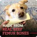 Redbarn Large Peanut Butter Filled Bones Dog Treats 20-Count - Long Lasting Beef Femur Bones for Large Dogs - Rawhide Free Dental Chews for Heavy Chewers (EXP 05/27/27)